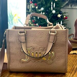 Juicy Couture Embroidery Waist Bag Pink